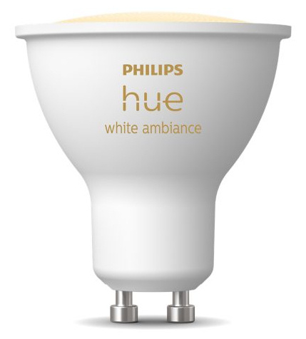 Philips LED-pirn Hue LED Smart Bulb, BT, White Ambiance, GU10, 4.2 W, 1tk
