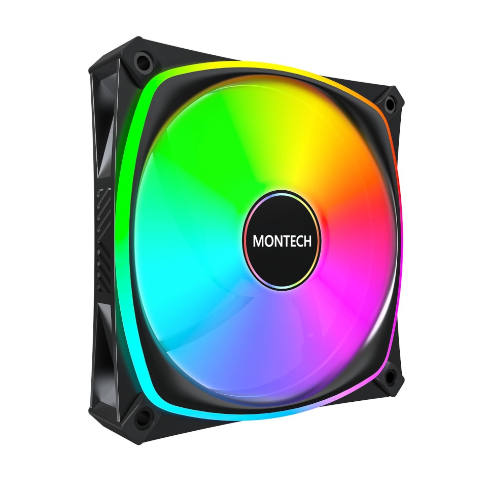 Montech jahutus Case Fan 120mm ax120 Pro must 3 In 1