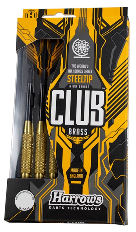 Harrows nooled Steeltip CLUB BRASS 3x24gR