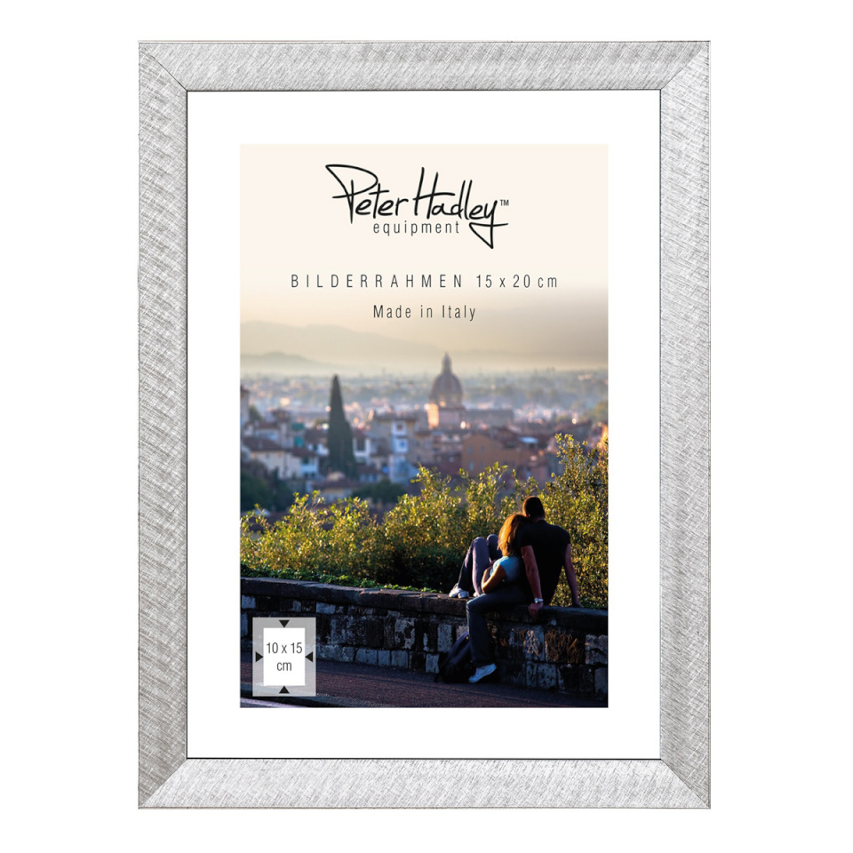 Peter Hadley pildiraam Gela 15x20 cm hõbedane, Wooden Frame, puidust raamiga