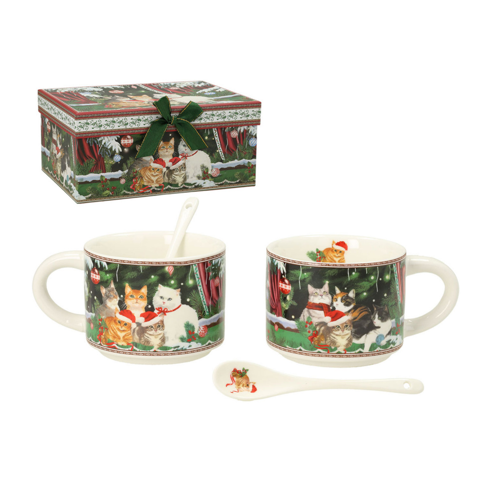 H4Y kruusid Mia Cats, 6,8cm, 280ml, 2tk