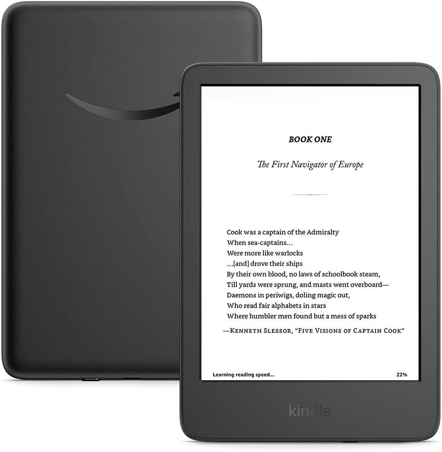 Amazon e-luger Kindle 6" 2024 (11th Gen) 16GB WiFi, must must (non-sponsored)