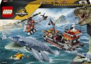 LEGO Jurassic World 77983 Mosasaurus dinosaurus ründab paati