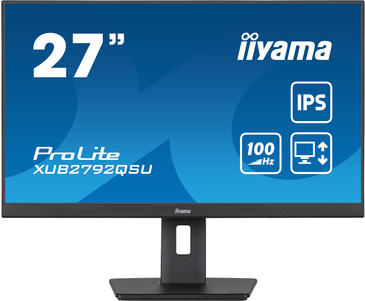 iiyama monitor 68.5cm (27") XUB2792QSU-B6 16:9 HDMI+DP+4xUSB IPS Retail
