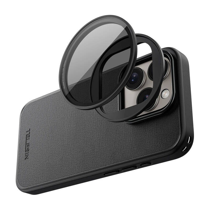 Telesin kaitsekest magnetic filter frame case for iPhone 15 Pro Max