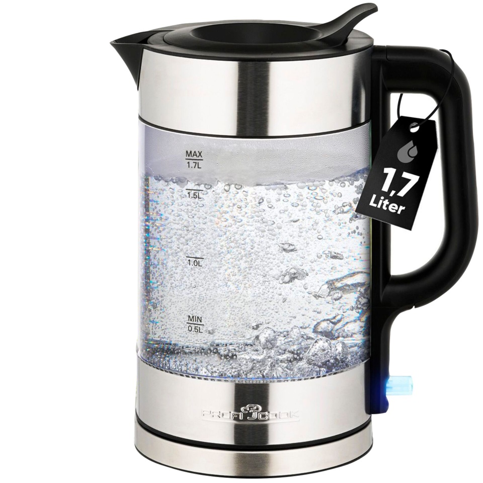 Profi Cook veekeetja Proficook PC-WKS 1322 G inox LED 1,7L