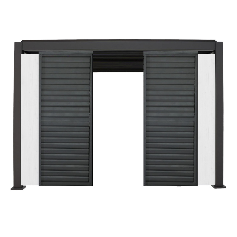 H4Y Lamellseina vahepaneel varikatusele MIRADOR-111, valge