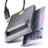 AXAGON mälukaardilugeja CRE-SM3TC ID kaardilugeja Smart Card Reader USB-C 1.2m cable