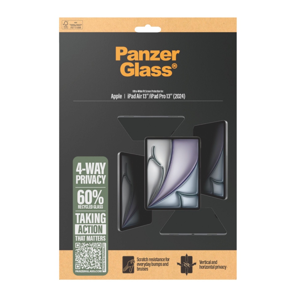 PanzerGlass kaitsekile 4-Way Privacy Screen Protector iPad Air 13 / 13 Pro