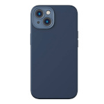 Baseus kaitsekest Liquid Silica Case and Tempered Glass set iPhone 14 Plus sinine