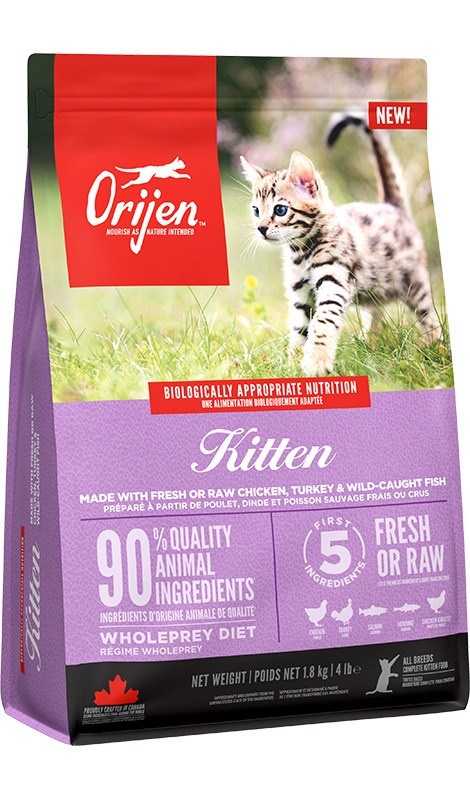 Orijen kuivtoit kassile Kitten, 1,8kg
