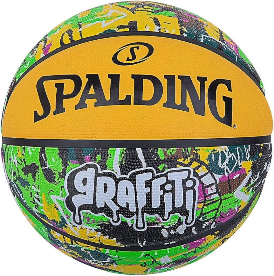 Spalding korvpall Graffity kollane suurus 5