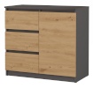 Top E Shop kummut 1D3S ANT/ART KPL chest of drawers