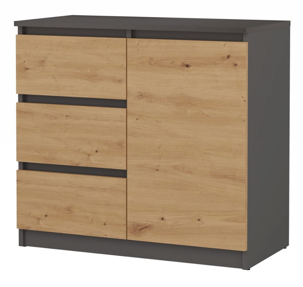 Top E Shop kummut 1D3S ANT/ART KPL chest of drawers