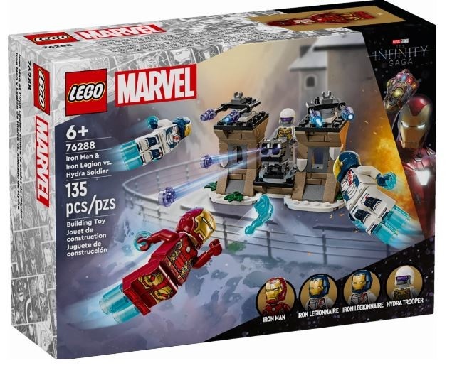 Lego klotsid Marvel Super Heroes Iron Man & Iron Legion vs. Hydra Soldier
