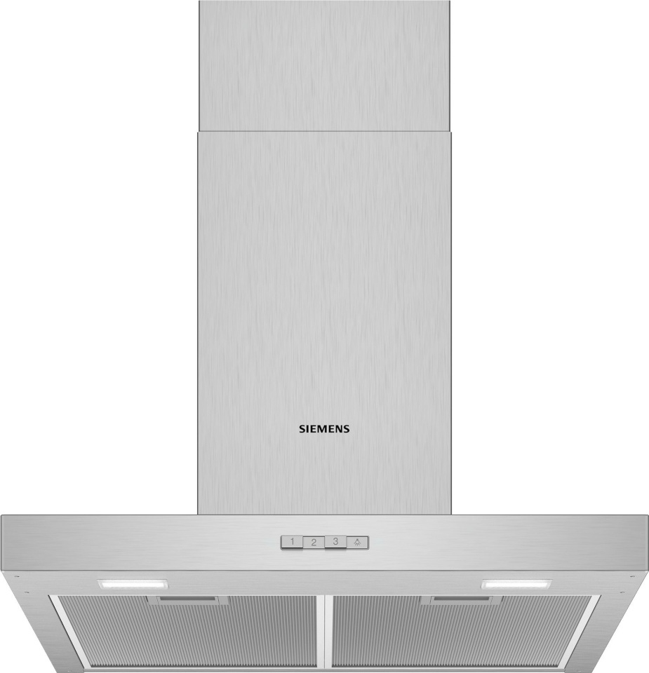 Siemens seinale paigaldatav õhupuhasti LC64BBC50 iQ100, roostevaba teras, 60 cm