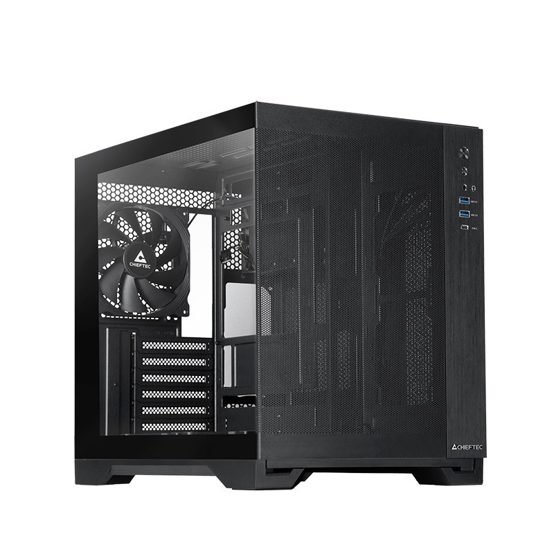 Chieftec korpus PC Case Visio AIR GM-30 B-M-OP 3xfan