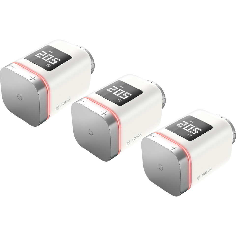 Bosch termostaat Smart Home Radiator-Thermostat II [+M] Savings Bundle, 3tk, valge