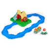 Spin Master rongirada Mighty Express, Farm Station Adventure Bucket and 11-Piece Train Track Set with Exclusive Farmer Faye Toy Train