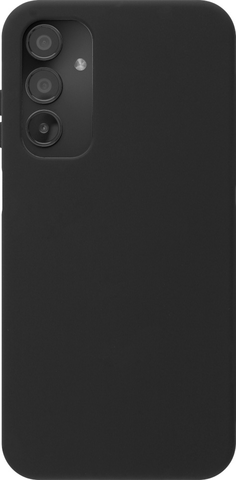 FoneKit kaitseümbris Liquid Silicone, Samsung Galaxy A15, must