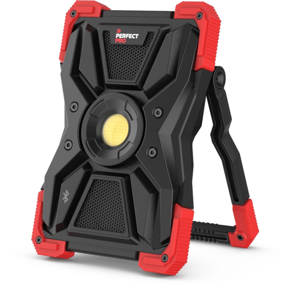 PerfectPro raadio L-100 LED-Worklight + Lautsprecher
