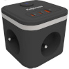 Fellowes pikendusjuhe Power Cube 3xSteckdose,1xUSB-A,2xUSB-C,Schalter sch