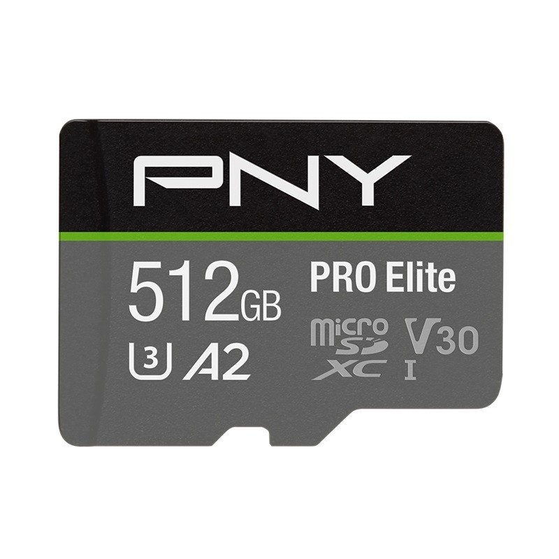Pny mälukaart MicroSDXC Elite 512GB P-SDUX512U3100PRO-GE