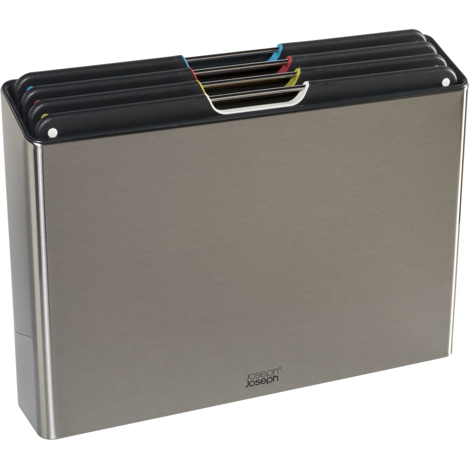 Joseph Joseph lõikelaud Folio Steel Chopping Board Set with SST Case, 4tk