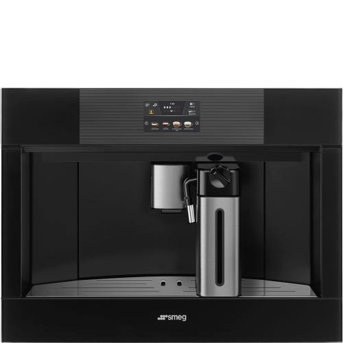 SMEG espressomasin Linea, integreeritav CMS4104B3, automaatne piimavahustaja, Linea, must