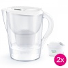 Brita veefilterkann Dzbanek filtrujacy 3,5l Marella XL + 2 PRO bial