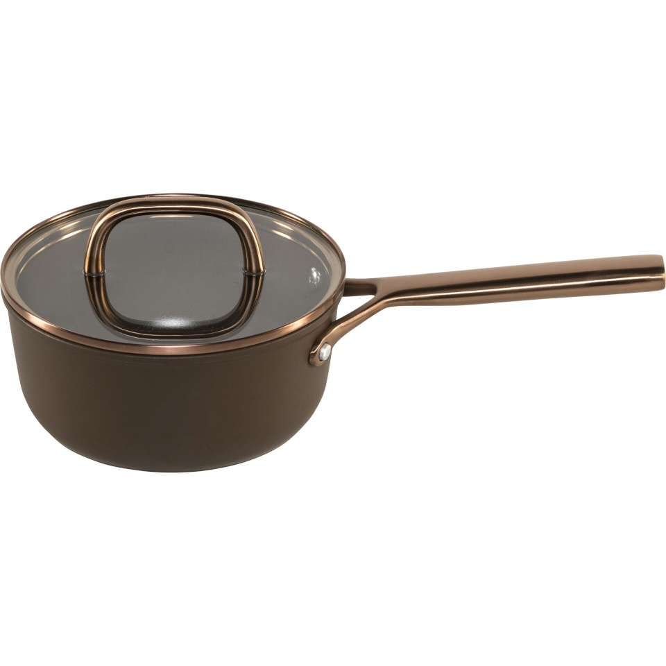 ZWILLING kastrul Milano Saucepan with Glass Lid, 18cm, pruun