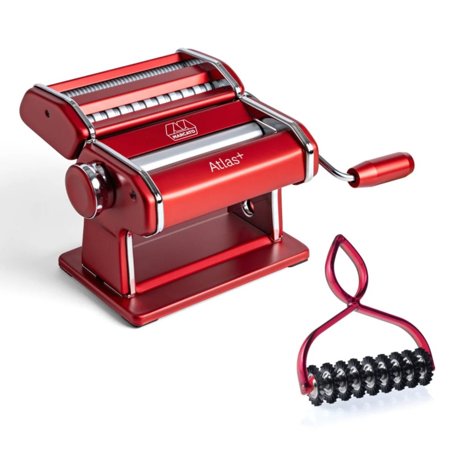 Marcato pastamasin Atlas+ with Pastabike punane