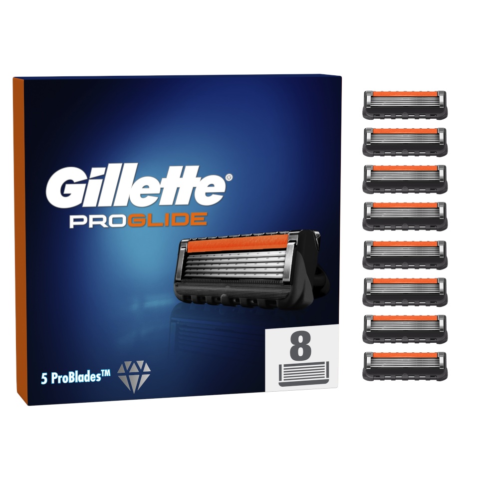 Gillette Proglide Varuterad Meestele, 8 Vahetustera