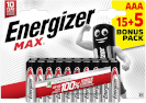 Energizer patarei Energizer Max Alkaline AAA CHP20 15+5