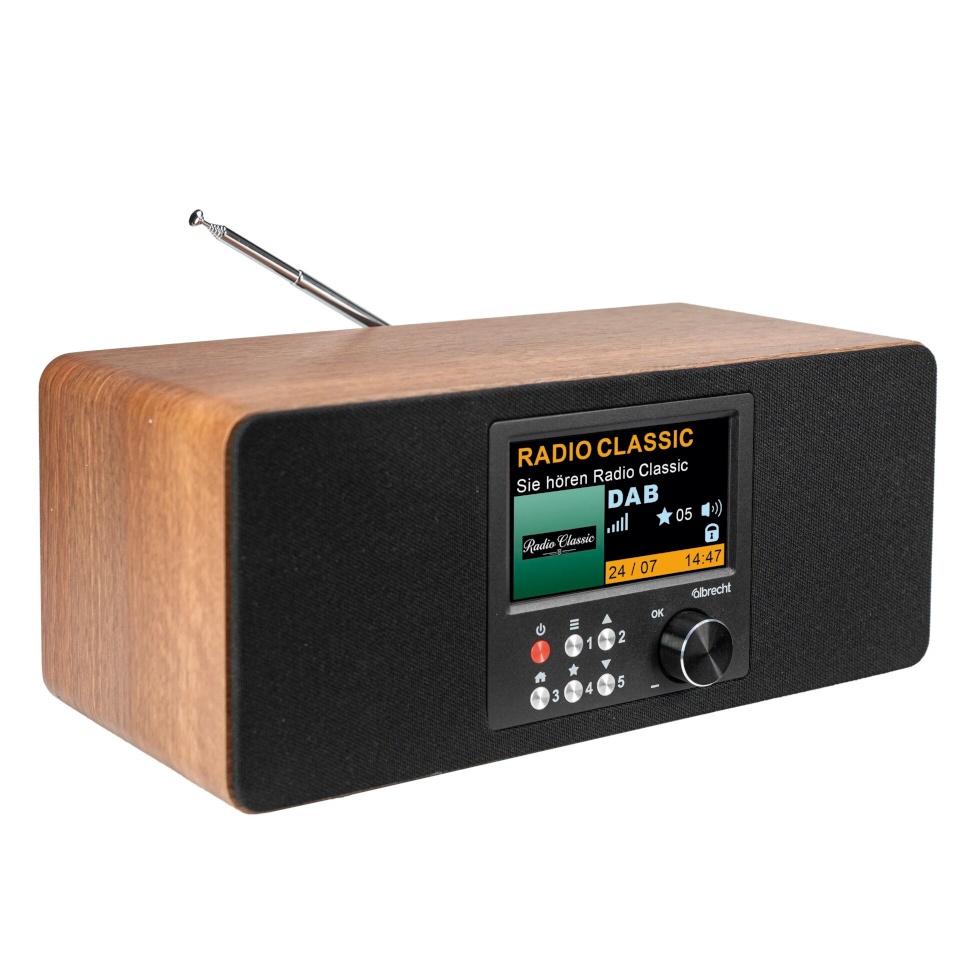Albrecht raadio DR 864 Stereo Digitalradio