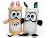 Epee pehme mänguasi Dublusie mascot - double-sided kangaroo/panda