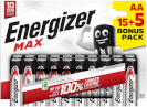 Energizer patarei Energizer Max Alkaline AA CHP20 15+5