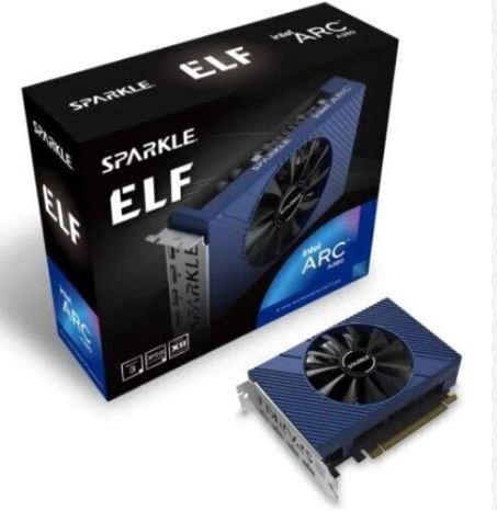 Sparkle videokaart intel Arc A380 6GB GDDR6 96bit PCIe 4.0 8x GPU 2000MHz single Slot Fansink sa380e-6g
