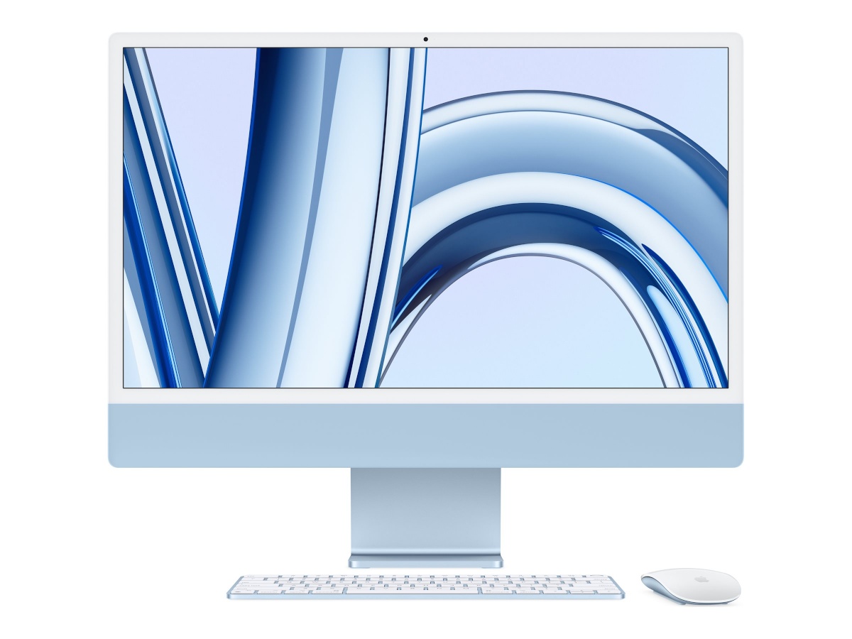 Apple lauaarvuti iMac 24" 4.5K Retina, M4 8C CPU, 8C GPU / 16GB / 256GB SSD / Blue / SWE