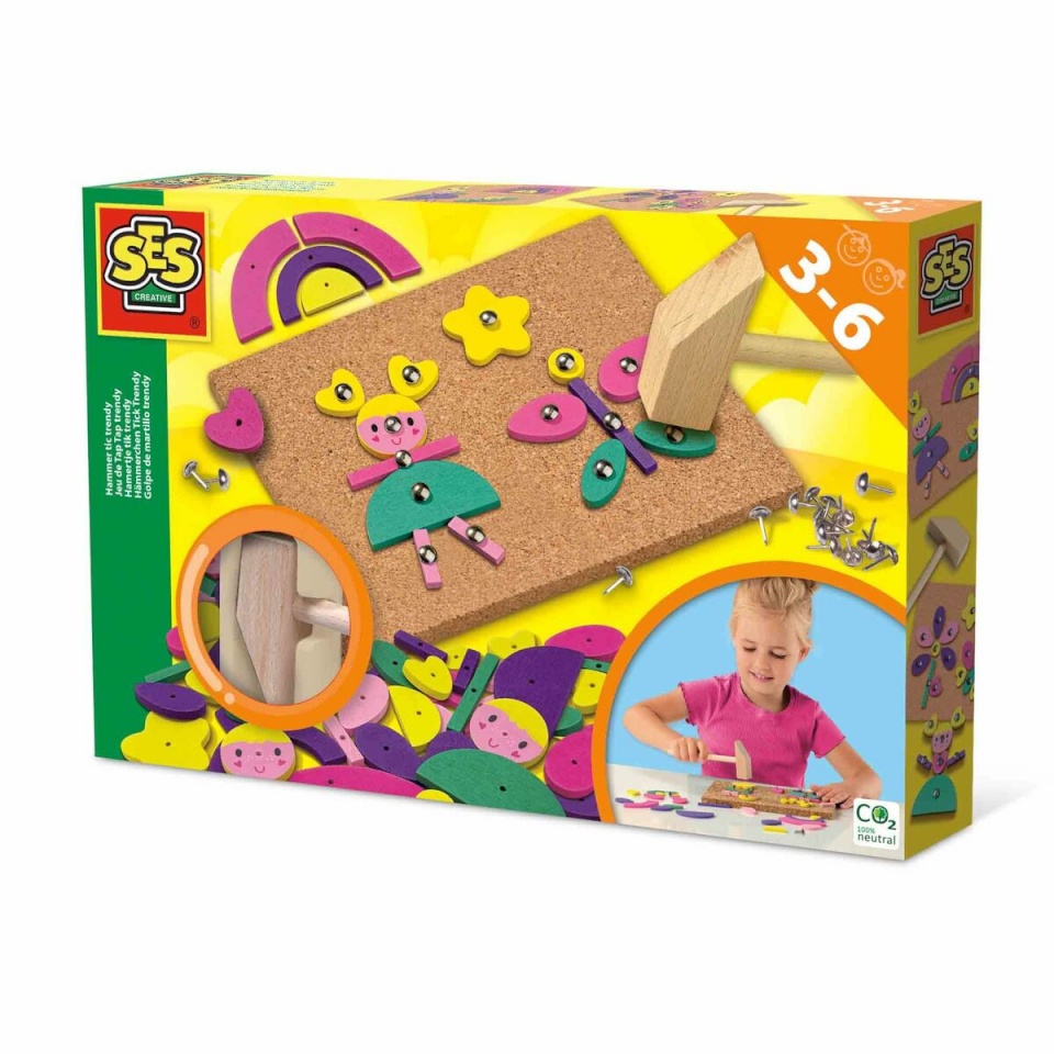 SES Creative paberist käsitöö mängud Juego Trendy Tap Tap