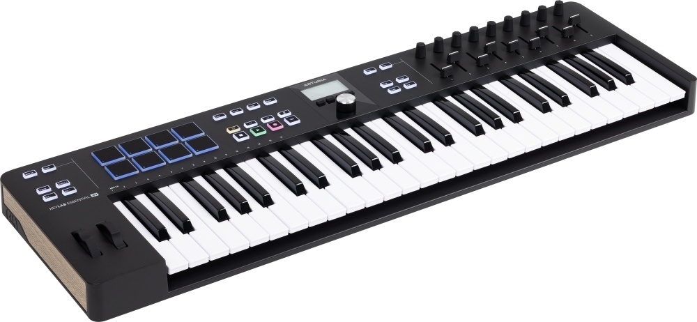 Arturia süntesaator Keylab Essential 49 Mk3 MIDI kontroller, must