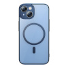 Baseus kaitsekest Glitter Transparent Magnetic Case and Tempered Glass set iPhone 14 sinine