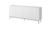 Cama Meble puhvetkapp PAFOS chest on a must steel frame 200x40x102cm valge matt