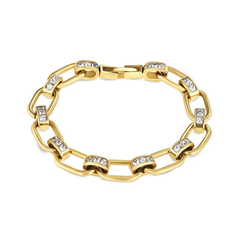 One Jewels naiste käevõru OJCHB01G kuldne