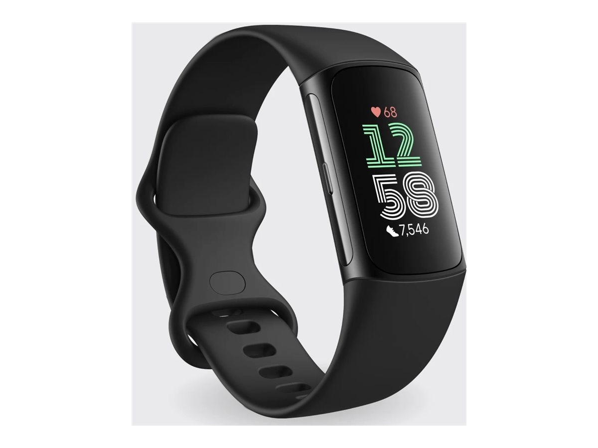 Fitbit aktiivsusmonitor Charge 6 Smart Watches, Obsidian, must Aluminum