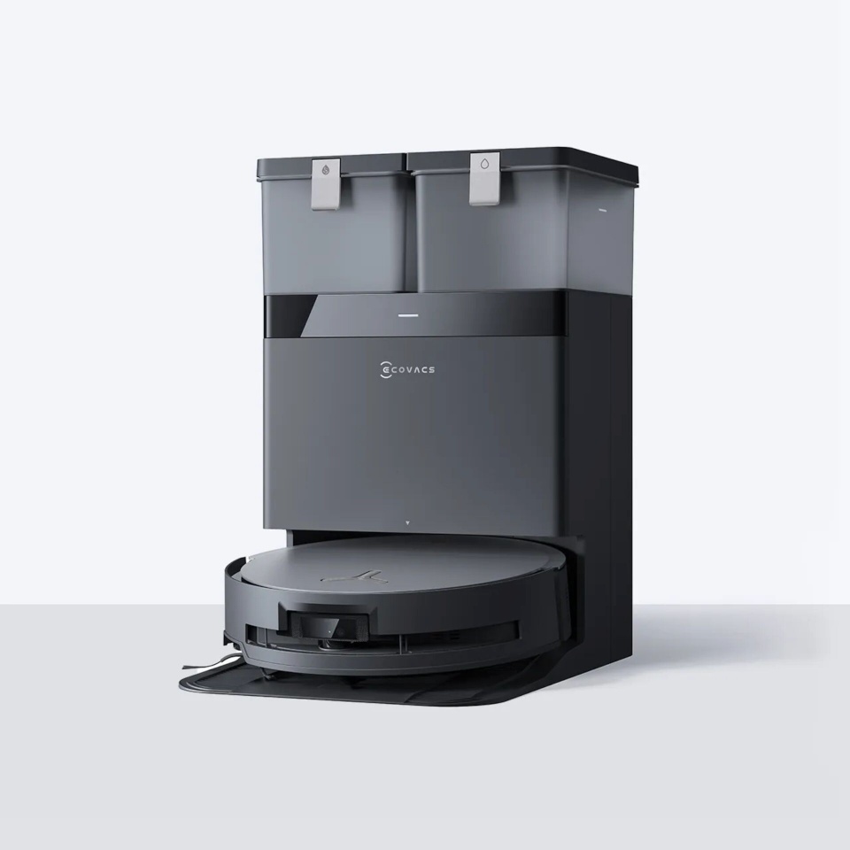 Ecovacs robottolmuimeja X8 OMNI must Saug-Wischroboter