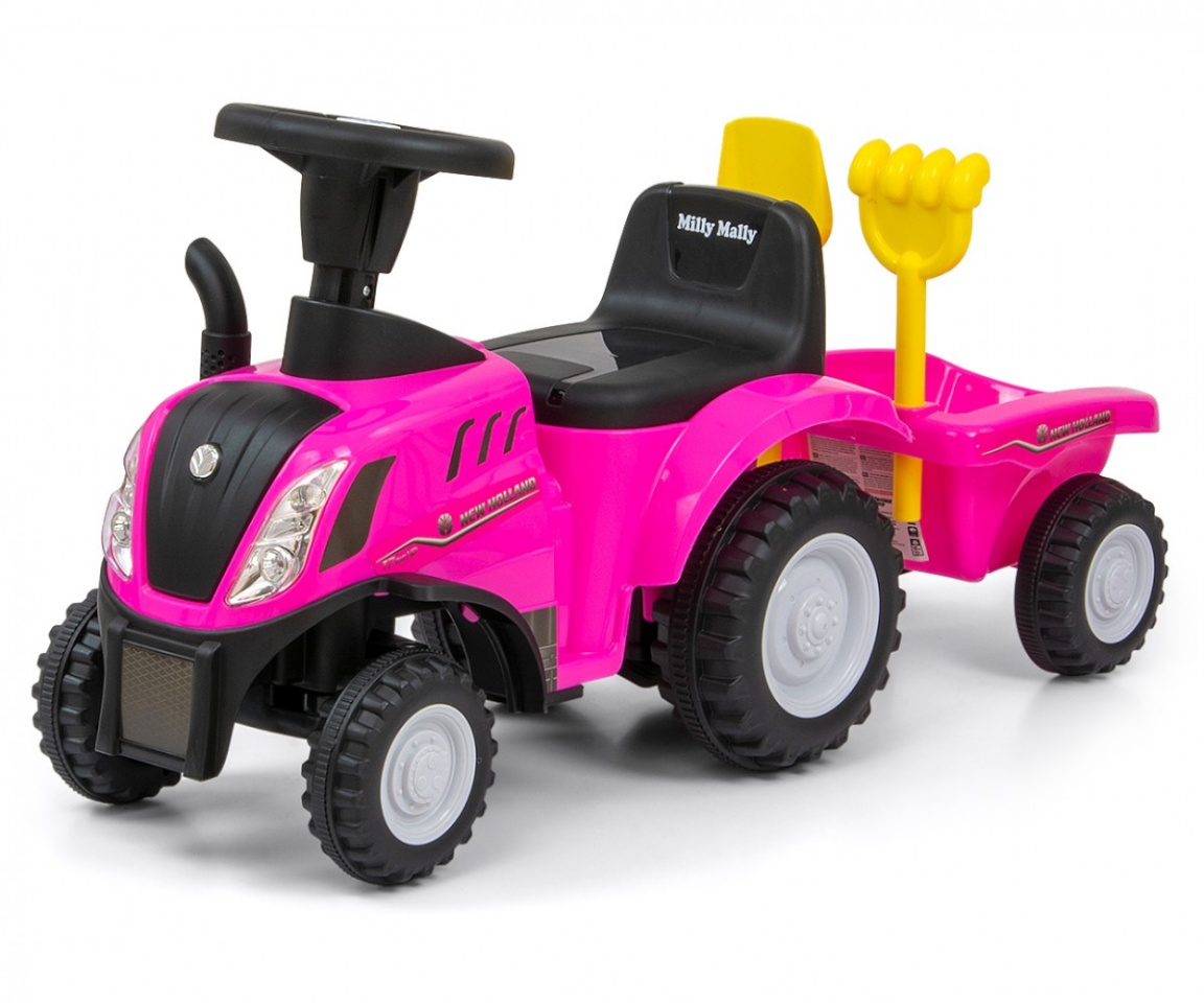 Milly Mally Ride-on Vehicle New Holland T7 Tractor roosa
