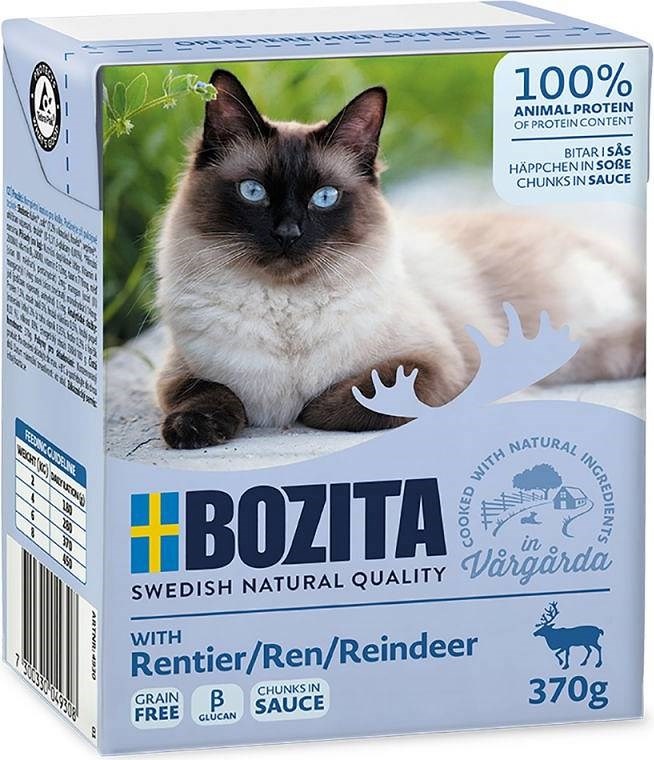Bozita kassitoit Fresh Menu Reindeer in Sauce - Wet Cat Food- 370g