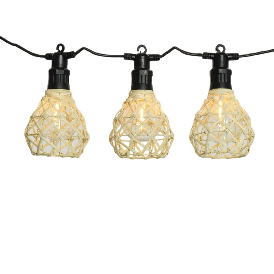 Lumineo LED-tulede Pärg 898355 must