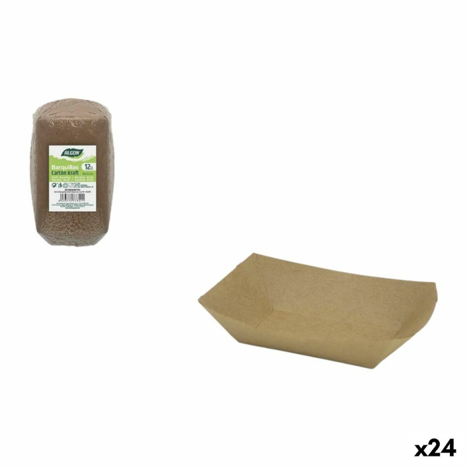 Algon Taldrikute komplekt 16x12x4cm 12tk (24tk)